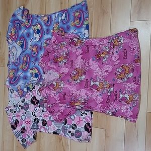 3 women's XS scrub tops for $20